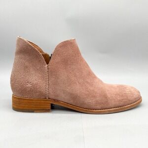 Frye Women's Suede Ankle Booties - Pink
